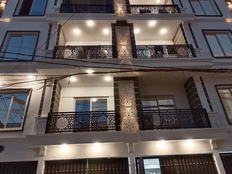 Brand New 3 Bed DD Portion Near Khalid Bin Waleed Road With Lift And Generator 0