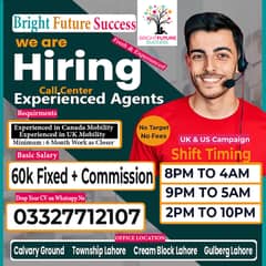 Call Center jobs / new jobs /Part Time Jobs / bright future success