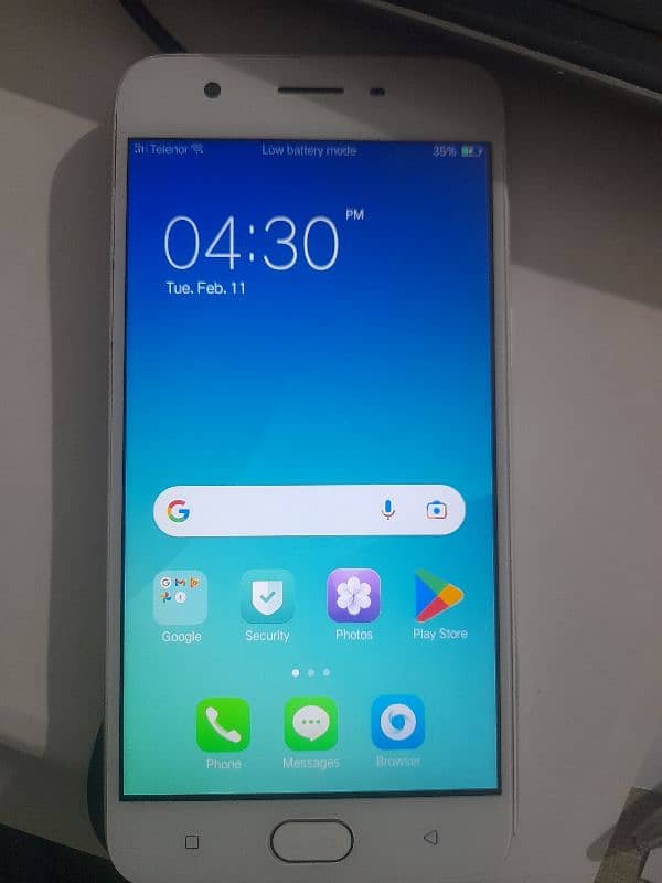 oppo A57 4gb ram 64 gb . memory just set 0