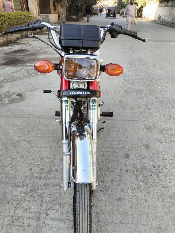 Honda CG125 model 2023 Islamabad number 03055228242 3