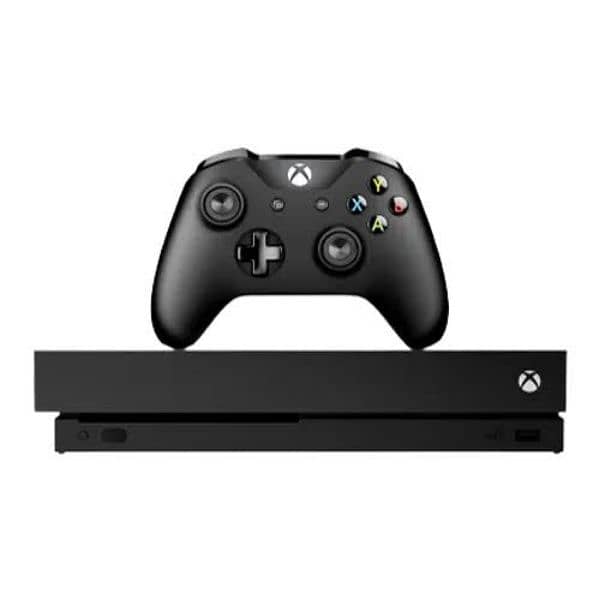 XBOX ONE X 1 TB SLIGHTLY USED WITH BOX 1