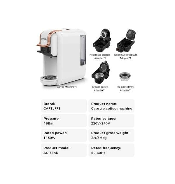 Cafelffe Nespresso coffee machine 3