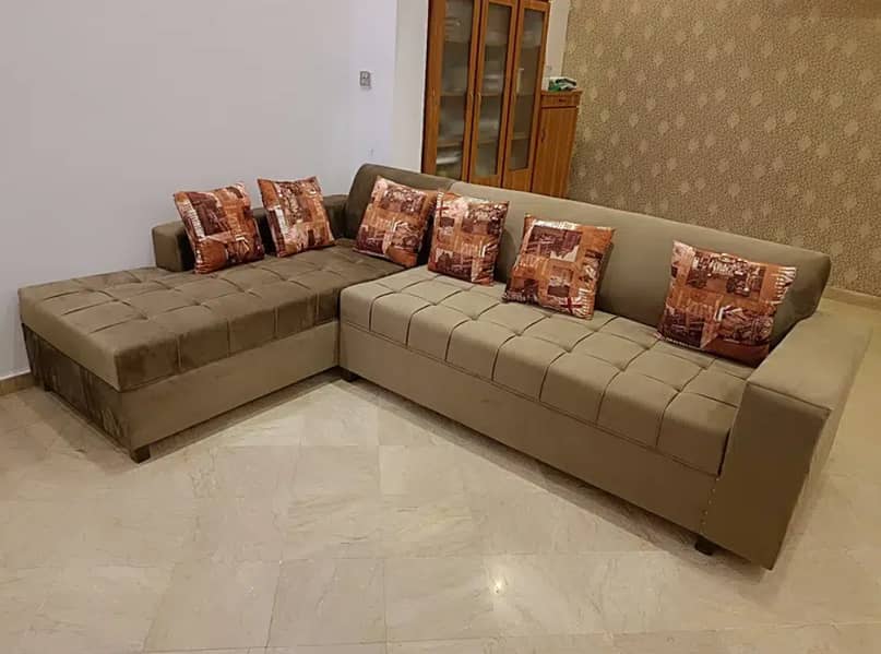 L Shape sofa set in master Molty foam 0