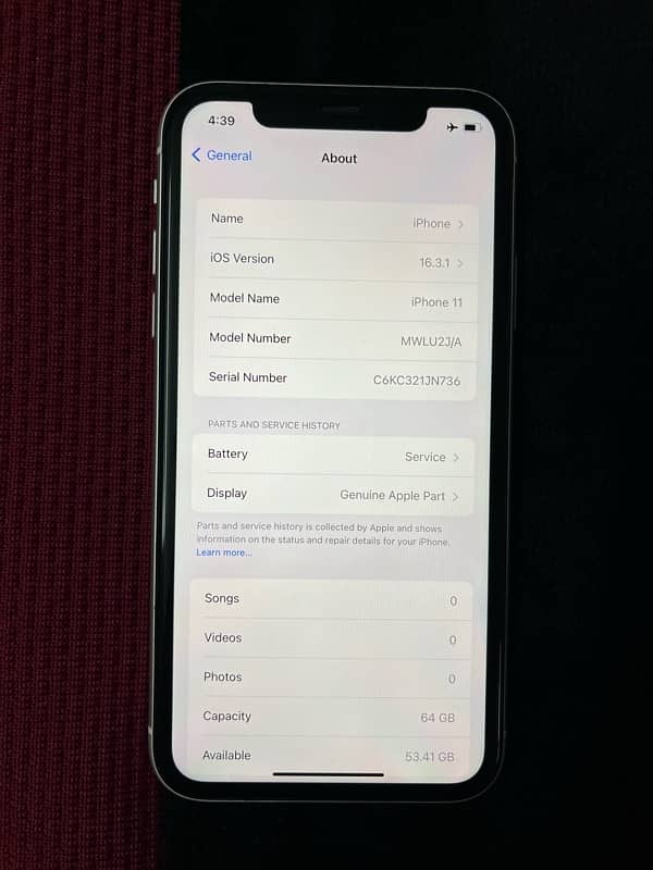 iPhone11 iPhone 11 NonPta Non Pta 64GB WATERPACK 6