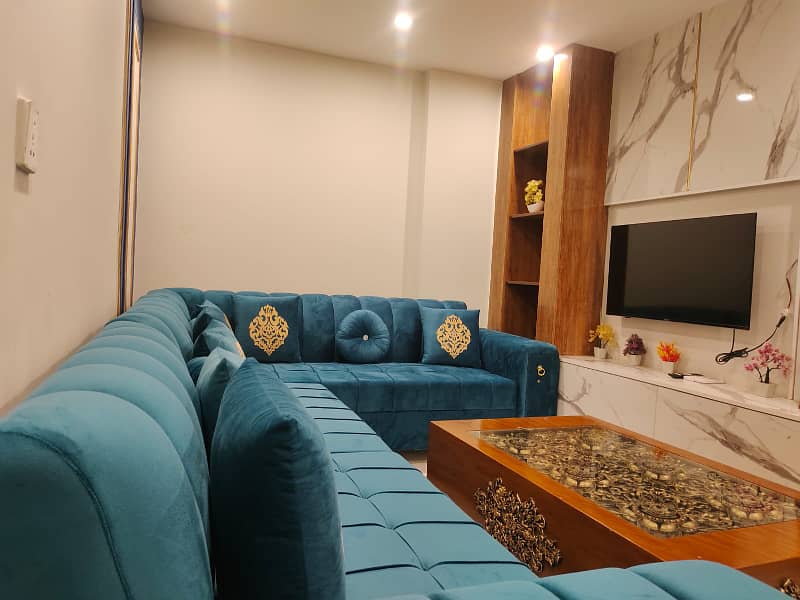 One Bed Fully Furnished Apartment Available For Rent In Sector E Iqbal Block Near To Eiffel Tower Bahria Town Lahore 5