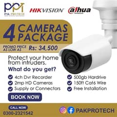 Package of 4 Cameras