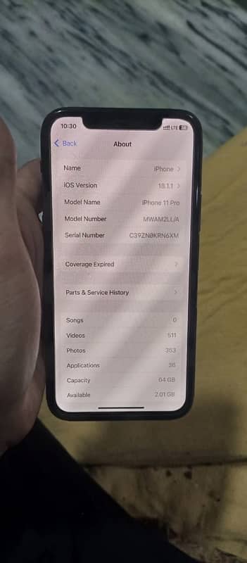 iPhone 11 pro Pta approved 5