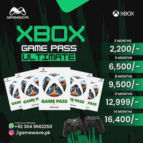 Ps Plus  / Xbox Gamepass For Sale 2