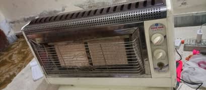 two gas heater and one running on both gas and electricity