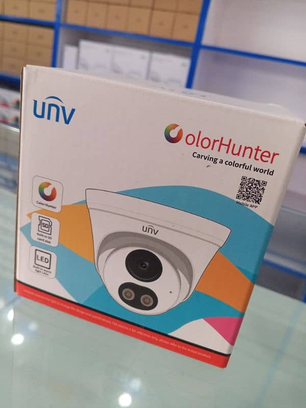 uniview ip dome camera color night vision 0