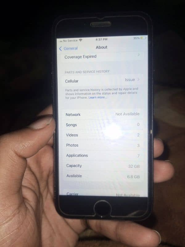 iphone 7 32gb all ok han 10by8 condition han 10