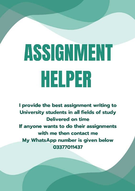 Assignment Helper/ Assignment writing 0