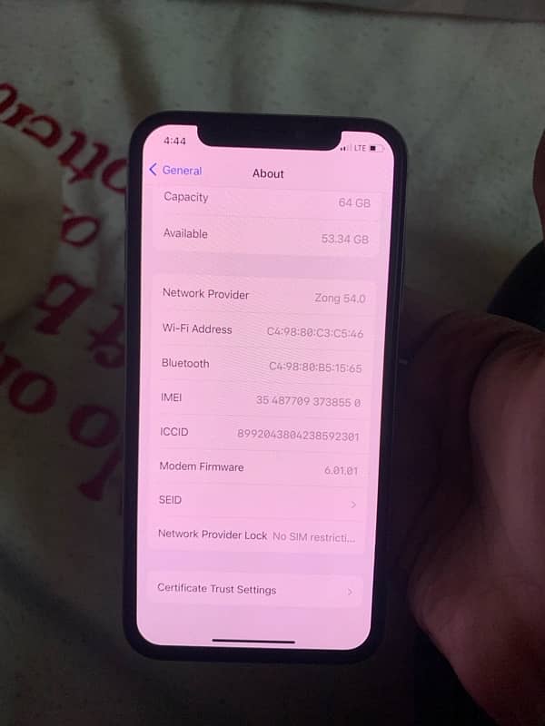 Iphone X FU Sim Glitch 3