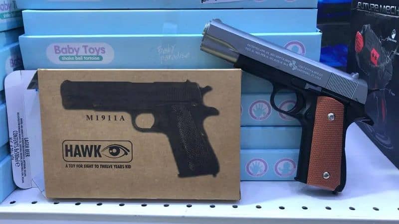 Realistic toy gun in metal colt 1911 airsoft pistol 1