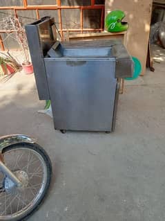 brand new fryer machine.