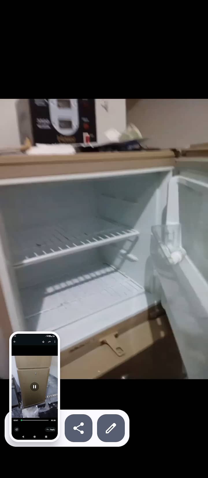 Pel medium size Refrigerator 8/10 condition 3