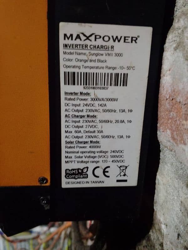 max power 3kilo watt 1