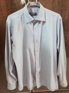 Formal Shirt For Men's in sky blue color,collar size 16.5"