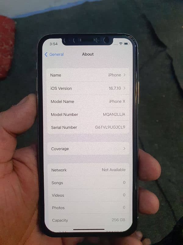 iphone x 256 PTA 4