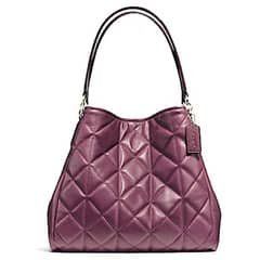 Burgundy Coach Hobo Shoulder Bag