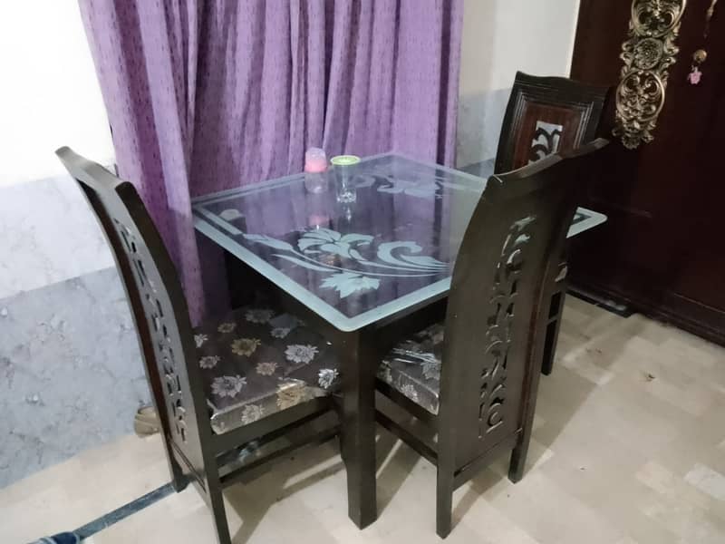 4 chair dining table and sethi sofa Cell: 0310-0273301 0