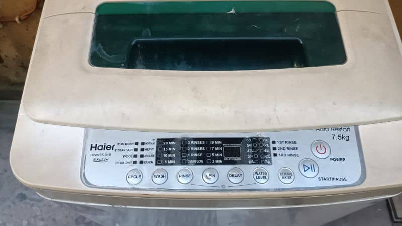 Haier Fully Automatic Washing Machine 4