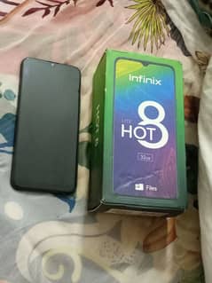 infinix hot 8 lite 2/32 condition finger print front back camera ok