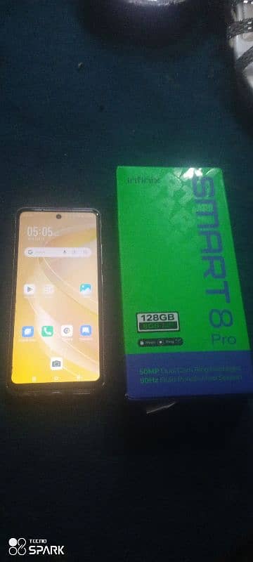 infinix smart 8 pro new jasa h single hand use 0