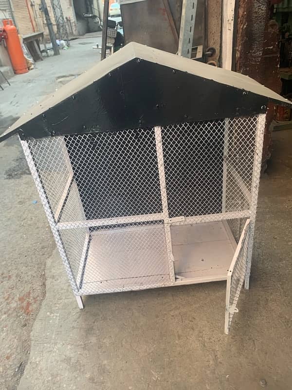 full iron cage for hens & birds 2