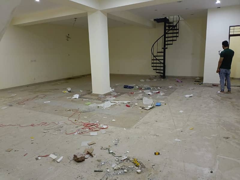 6 Marla Commercial Building Basement Hall Available For Rent In Johar Town Near Emporium Mall 2