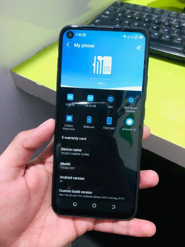 tecno camon 15 4/128gb official aprove 5