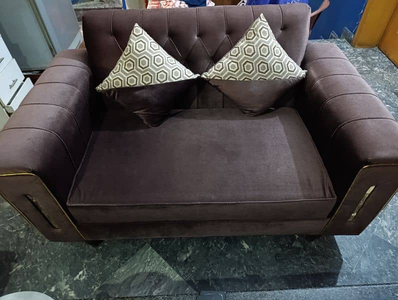 Brand new Sofa 6 seat made in jackart cloth with cushions 5