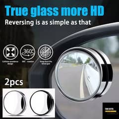 Car Round Mirror Original Glass Rear view Blind spot Mirror Wide angle