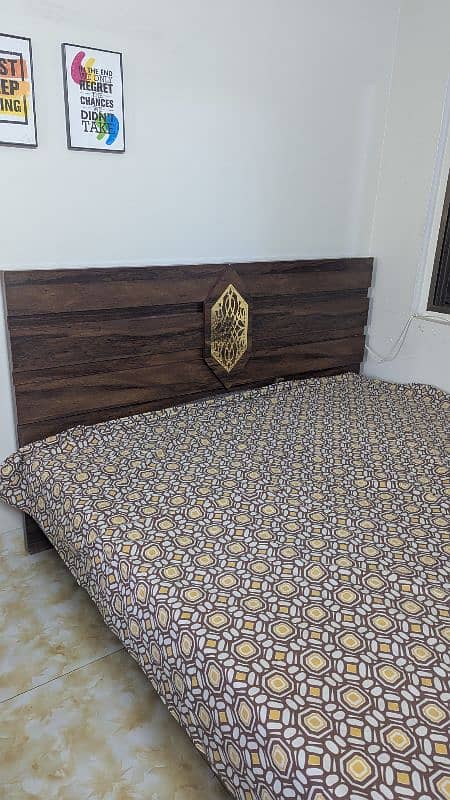 Wooden King Bed (Used for 15 days only) 0