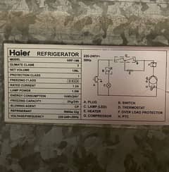 Haier Refrigerator - HRF 186