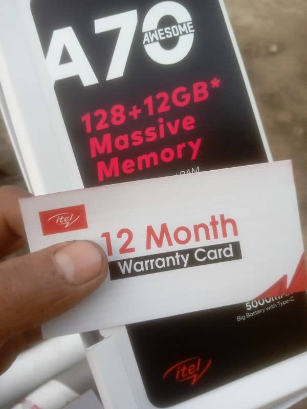 Itel A70 11 month warantee 7