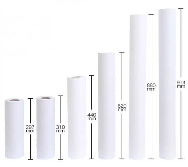 Plotter paper roll imported offset paper available in all sizes 1