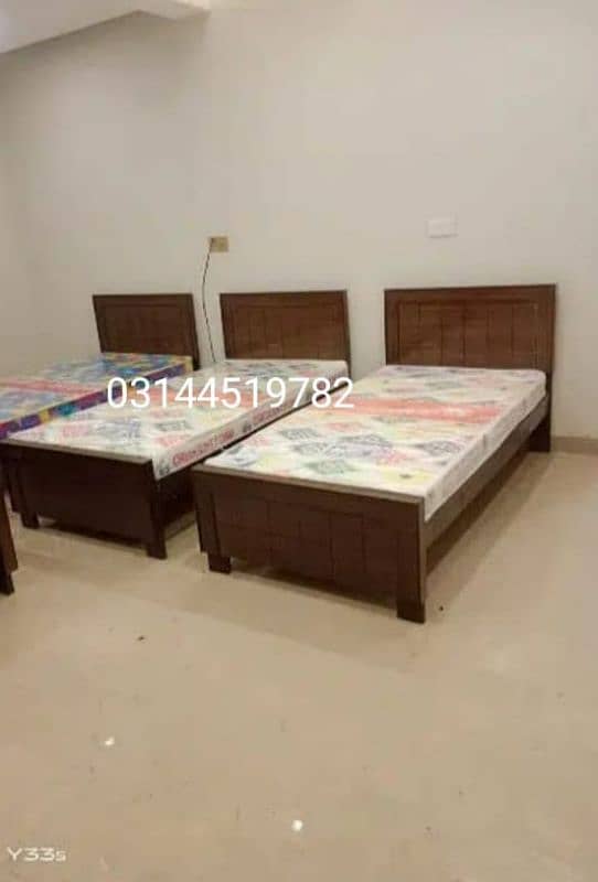 Single Bed and Double Bed are available 5