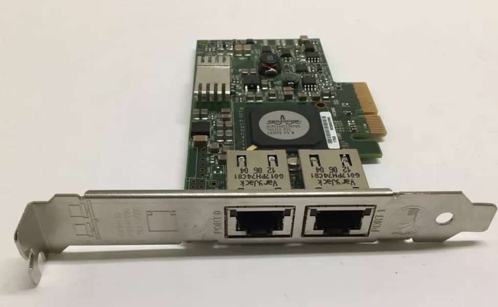 Dell Broadcom 1Gb Dual Gigabit Ethernet Server Network Adapter Card 2