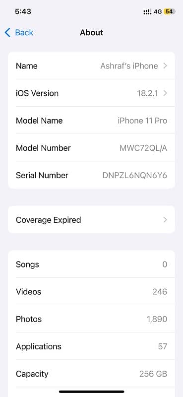 iphone 11pro Dual PTA 0