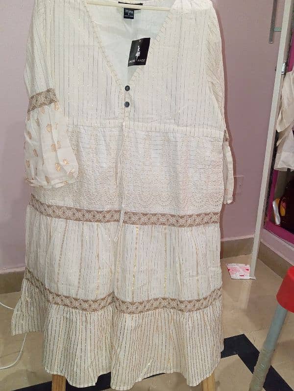 new Cotton imported frock 2