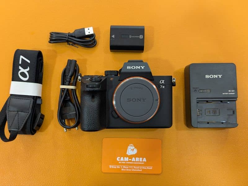 SONY A7iii, Complete Box, Import Unit, Sony Mirrorless Cameras 1