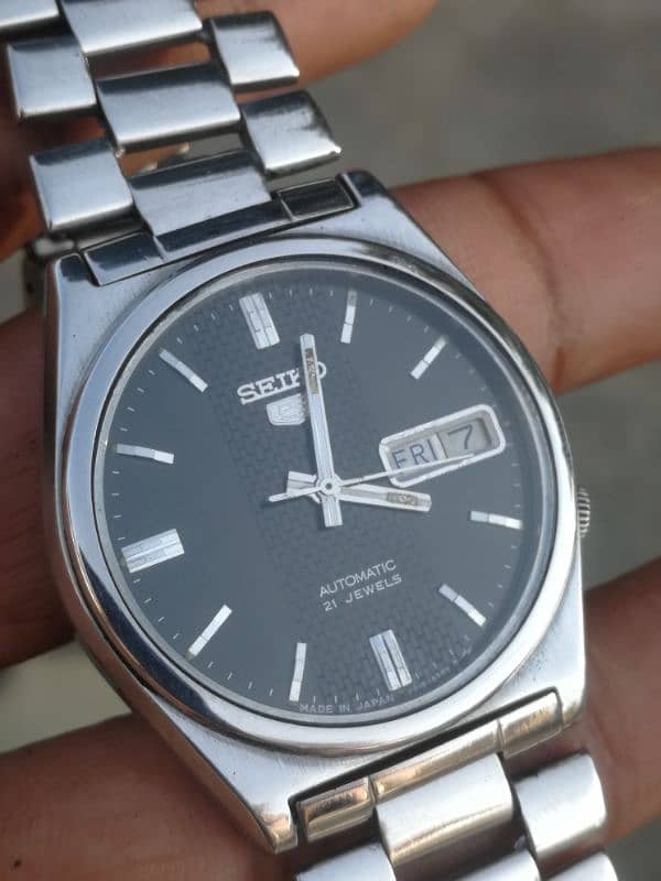 Seiko 5 automatic 21 jewels read add 0