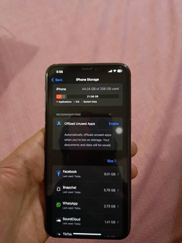 iphone X max 256 gb pta approved 6