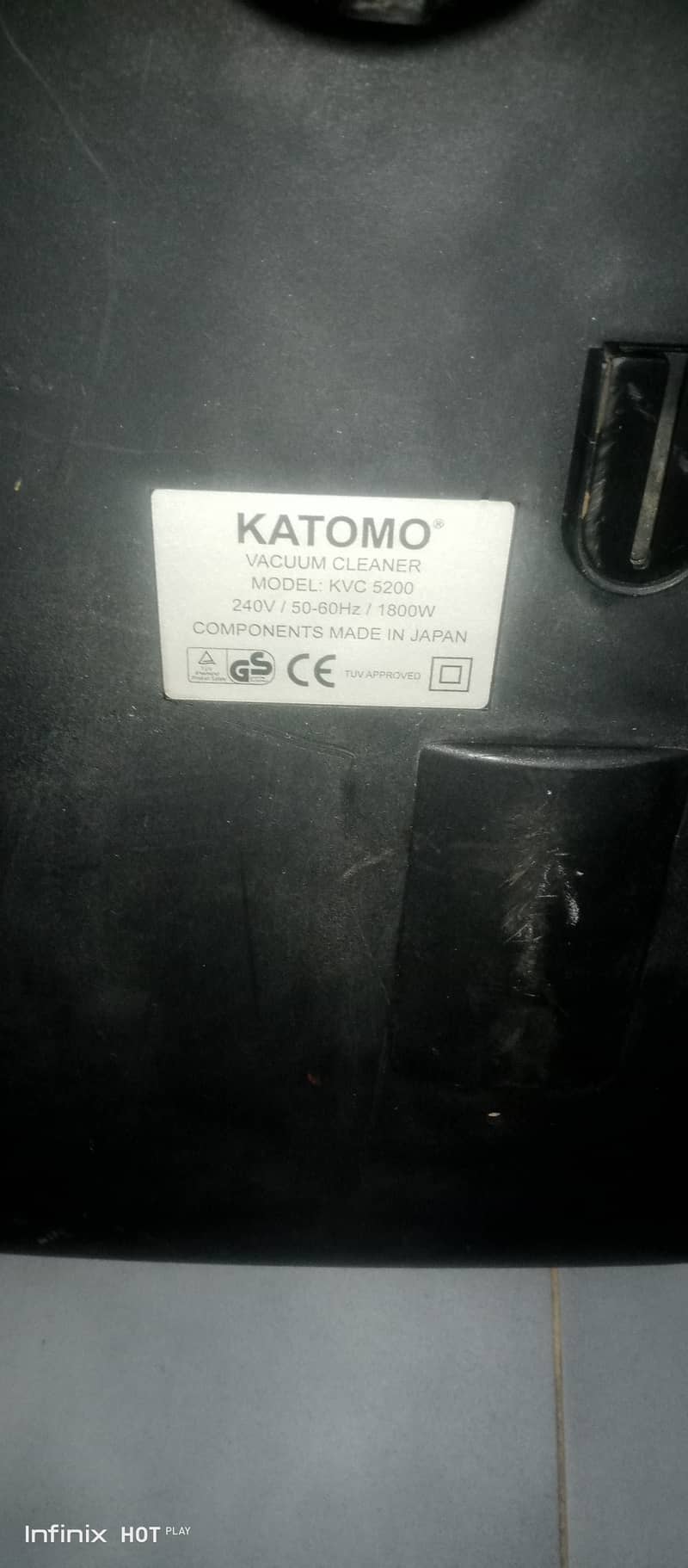 Katomo japani vacuum cleaner 1800 watt 9