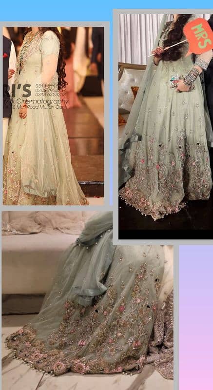 bridal dress engagement dress nikah dress 0