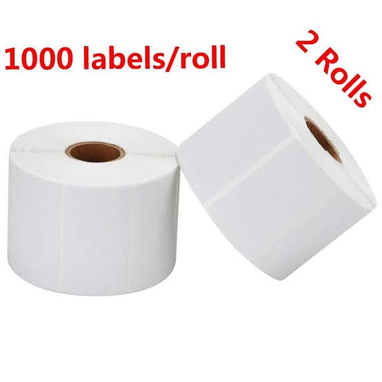 POS Thermal Roll / Barcode Label sticker / wax ribbon /rolls 2