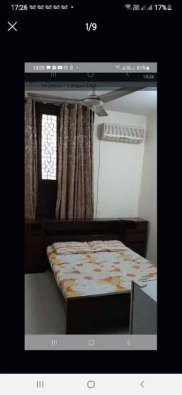 fully furnished room, attached bath & kitchen 1st flr girls/couple 1