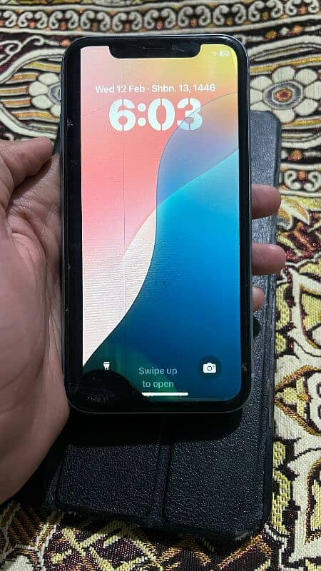 iphone XR 64 gb new 10/10 condition 2 sim  display damage non pta 1