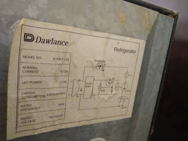 Dawlance model no 9193 0